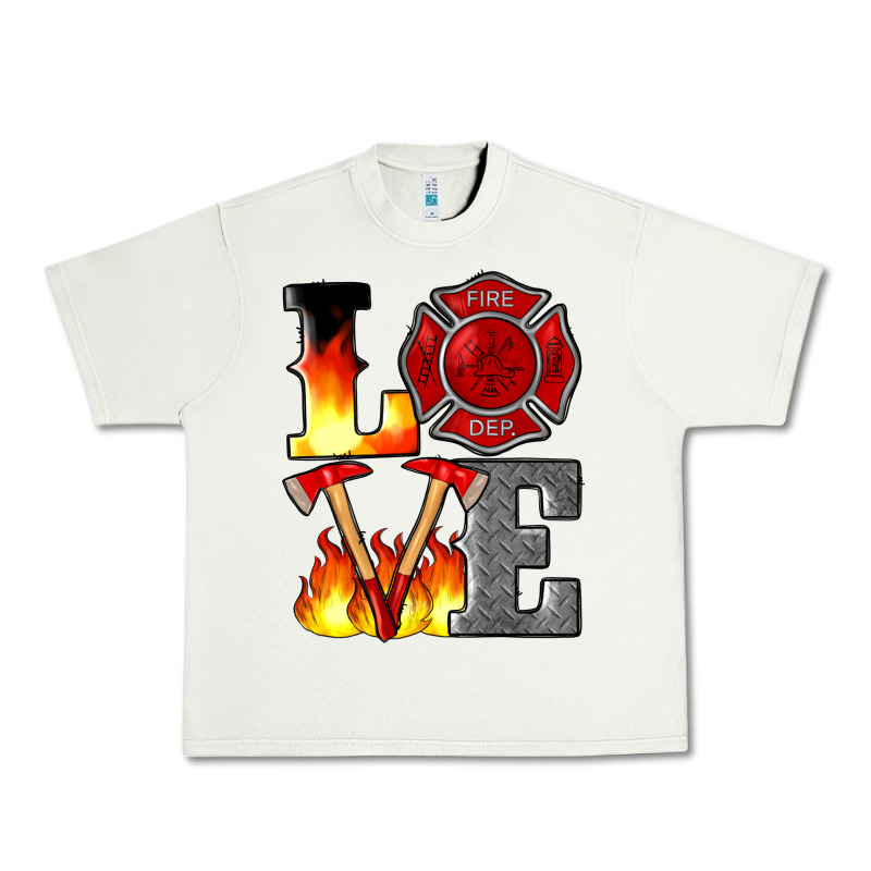 Firefighter Love Urban Heavy Tee by Artiststas | Teevron