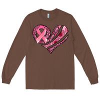 Chestnut breast cancer awareness heart Long Sleeve Tee - Jasminsmagicworld
