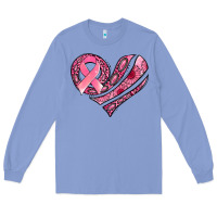 Colony Blue breast cancer awareness heart Long Sleeve Tee - Jasminsmagicworld