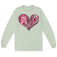 Matcha breast cancer awareness heart Long Sleeve Tee - Jasminsmagicworld