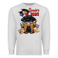 Dove Grey senior 2023 gnome Premium Sweatshirt - BarkalooDesign
