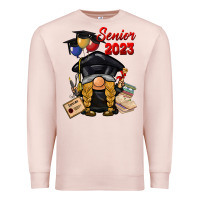 Pale Pink senior 2023 gnome Premium Sweatshirt - BarkalooDesign