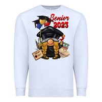 White senior 2023 gnome Premium Sweatshirt - BarkalooDesign