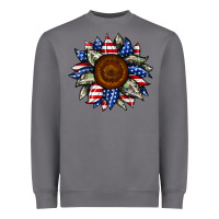 Storm sunflower american flag Heavyweight Sweatshirt - JahusDesignShop