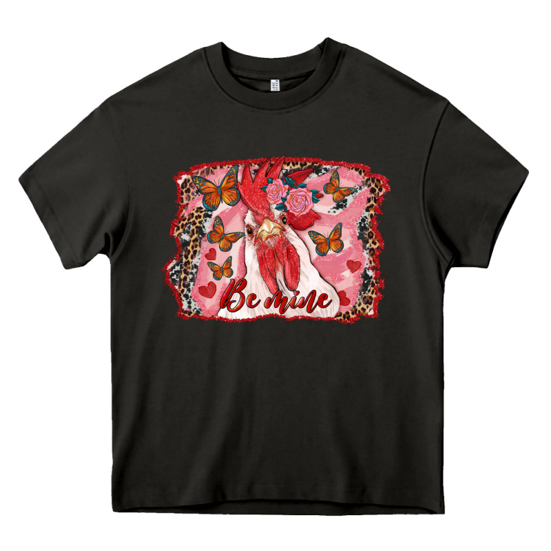 Be Mine Rooster Heavy Core Tee by RanaPortraitStore | Teevron