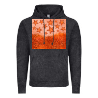 Vintage Black orange glitter star Vintage Hoodie - JahusDesignShop