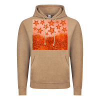 Vintage Coffee orange glitter star Vintage Hoodie - JahusDesignShop