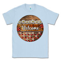 Dusty Blue ladybug welcome ornament Classic Tee - BarkalooDesign