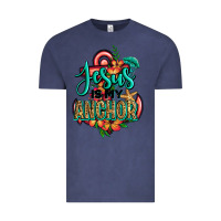 Vintage Denim jesus is my anchor Vintage Tee - Jasminsmagicworld