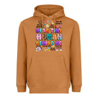 Dear Tiny Human Behind Me Heavyweight Hoodie | Teevron