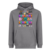 Storm dear tiny human behind me Heavyweight Hoodie - Artiststas
