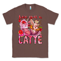 Chestnut Love You Latte Valentine Cupid Classic Tee - CowhideDigitalArt