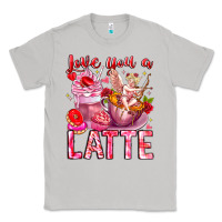 Moon Dust Love You Latte Valentine Cupid Classic Tee - CowhideDigitalArt