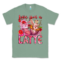 Sage Love You Latte Valentine Cupid Classic Tee - CowhideDigitalArt