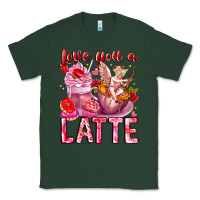 Sports Green Love You Latte Valentine Cupid Classic Tee - CowhideDigitalArt