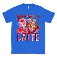 True Royal Love You Latte Valentine Cupid Classic Tee - CowhideDigitalArt
