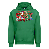 Emerald cozy season snowman Urban Hoodie - CowGirlArtShop