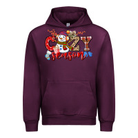Mauve Wine cozy season snowman Urban Hoodie - CowGirlArtShop