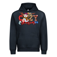 Navy cozy season snowman Urban Hoodie - CowGirlArtShop