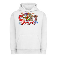 Pigment Lunar Rock cozy season snowman Urban Hoodie - CowGirlArtShop
