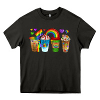 Asphalt lgbtq coffee drinks Heavy Core Tee - texasbilliewilder
