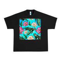 Black sea turtle seamless pattern Urban Heavy Tee - BundleAndBundleShop