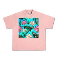 Salmon sea turtle seamless pattern Urban Heavy Tee - BundleAndBundleShop