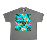 Tornado sea turtle seamless pattern Urban Heavy Tee - BundleAndBundleShop