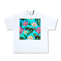 White sea turtle seamless pattern Urban Heavy Tee - BundleAndBundleShop