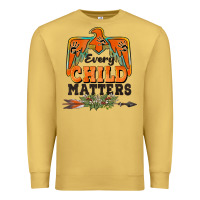 Antique Gold every child matters thunderbird Premium Sweatshirt - BarkalooDesign