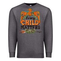 Charcoal Heather every child matters thunderbird Premium Sweatshirt - BarkalooDesign
