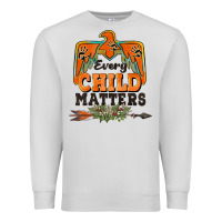 Dove Grey every child matters thunderbird Premium Sweatshirt - BarkalooDesign