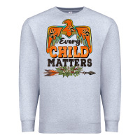 Heather Grey every child matters thunderbird Premium Sweatshirt - BarkalooDesign