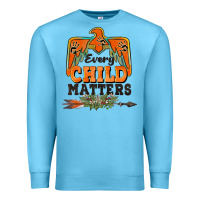 Ocean Blue every child matters thunderbird Premium Sweatshirt - BarkalooDesign