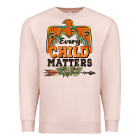 Pale Pink every child matters thunderbird Premium Sweatshirt - BarkalooDesign