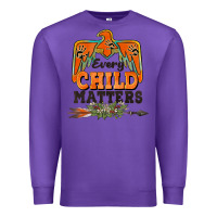 Purple every child matters thunderbird Premium Sweatshirt - BarkalooDesign