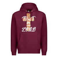 Burgundy Trust In The Lord Premium Hoodie - Bettercallsaul