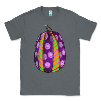 Charcoal Heather watercolor halloween pumpkin Classic Tee - RanaPortraitStore