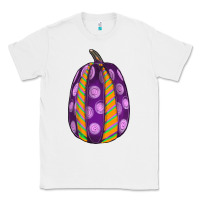 White watercolor halloween pumpkin Classic Tee - RanaPortraitStore