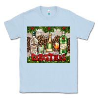 Dusty Blue christmas cocktail party Classic Tee - AdoDesignShop