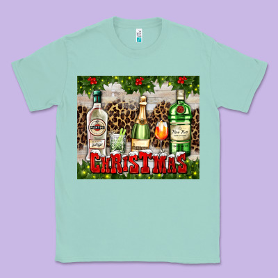 Christmas Cocktail Party Classic Tee Designed By Adodesignshop