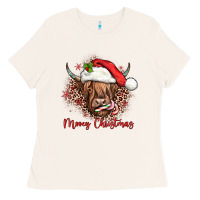 Bone mooey christmas cow Ladies Tee - JahusDesignShop