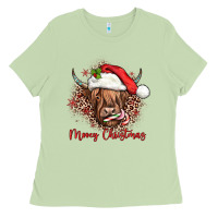 Matcha mooey christmas cow Ladies Tee - JahusDesignShop