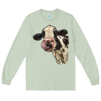 Matcha Cute Holstein Heifer Long Sleeve Tee - LillyAllenDesigns