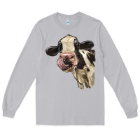 Moon Dust Cute Holstein Heifer Long Sleeve Tee - LillyAllenDesigns