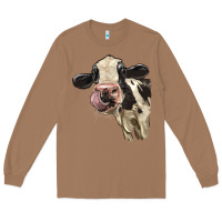Toasted Coconut Cute Holstein Heifer Long Sleeve Tee - LillyAllenDesigns