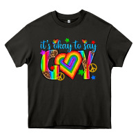 Asphalt its okay to say gay Heavy Core Tee - texasbilliewilder
