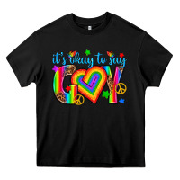 Black its okay to say gay Heavy Core Tee - texasbilliewilder