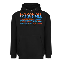 Black vintage baseball Heavyweight Hoodie - Artiststas