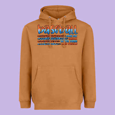 Vintage Baseball Heavyweight Hoodie Designed By Artiststas